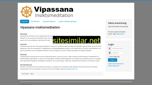 vipassana.se alternative sites