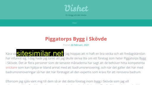 vishet.se alternative sites