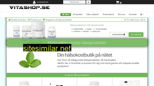 vitashop.se alternative sites