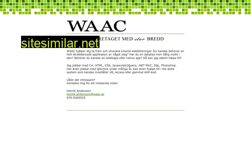 waac.se alternative sites