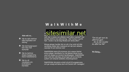walkwithme.se alternative sites