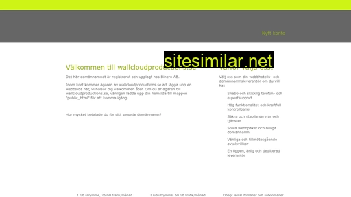 wallcloudproductions.se alternative sites