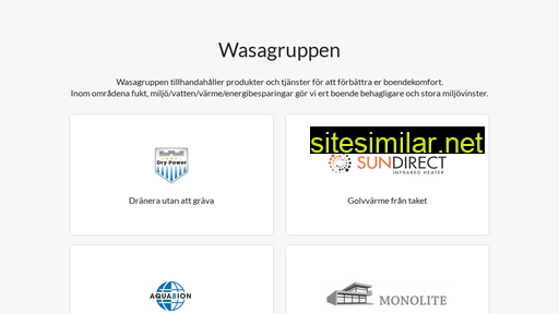 wasagruppen.se alternative sites