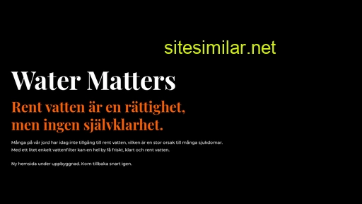 watermatters.se alternative sites