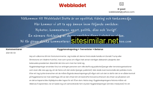 webbladet.se alternative sites
