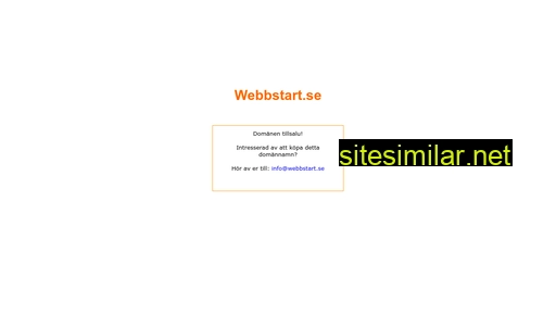 webbstart.se alternative sites
