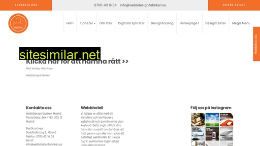 webdesignfabriken.se alternative sites