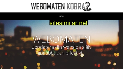webomaten.se alternative sites