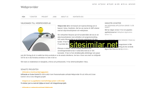 Webprovider similar sites