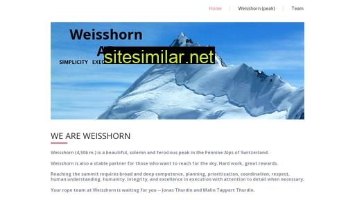 weisshorn.se alternative sites