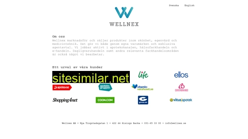 wellnex.se alternative sites