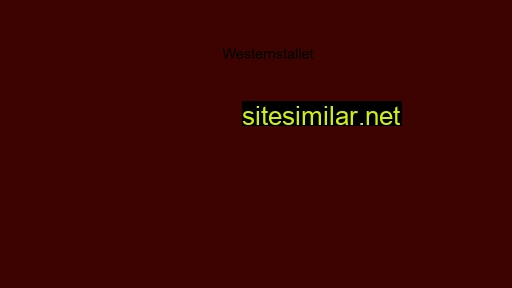 westernstallet.se alternative sites