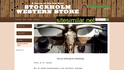 westernstore.se alternative sites