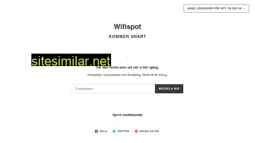 wifispot.se alternative sites