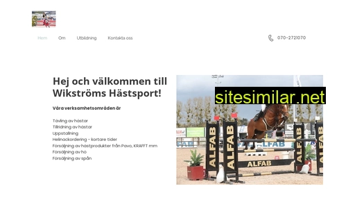 wikstromshastsport.se alternative sites