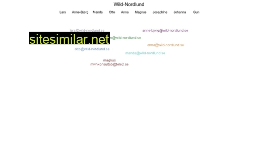 wild-nordlund.se alternative sites
