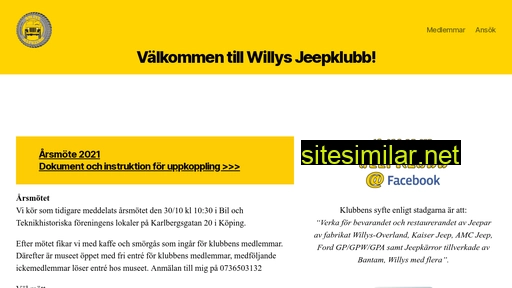 willysjeepklubb.se alternative sites