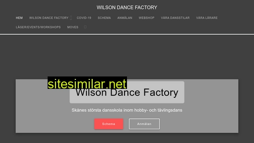 wilsondancefactory.se alternative sites