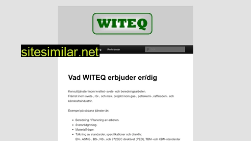 witeq.se alternative sites