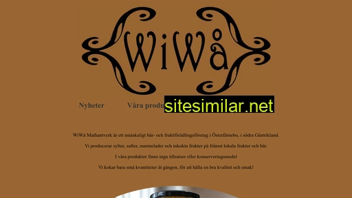 wiwamathantverk.se alternative sites