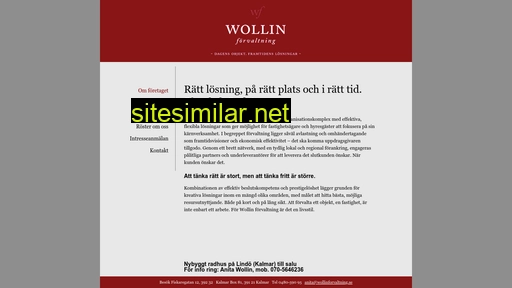 wollinforvaltning.se alternative sites