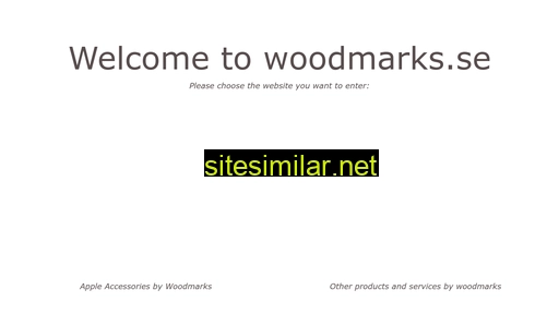 woodmarks.se alternative sites