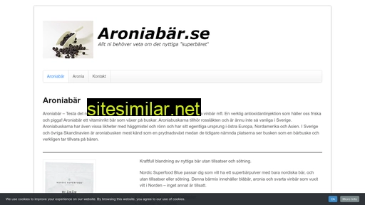 aroniabär.se alternative sites