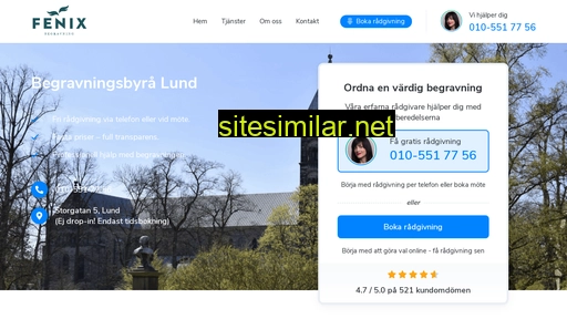 begravningsbyrålund.se alternative sites