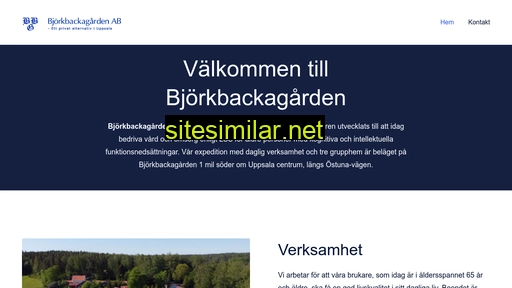björkbackagården.se alternative sites
