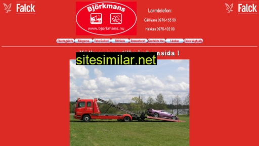 Björkmans similar sites