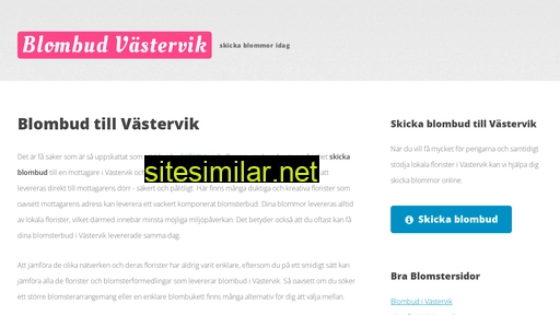 blombudvästervik.se alternative sites