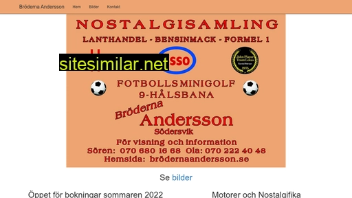 brödernaandersson.se alternative sites