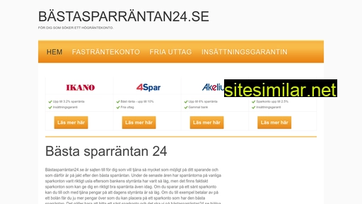 bästasparräntan24.se alternative sites