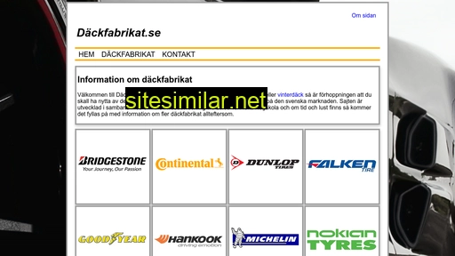 däckfabrikat.se alternative sites