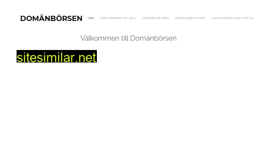 domänbörsen.se alternative sites
