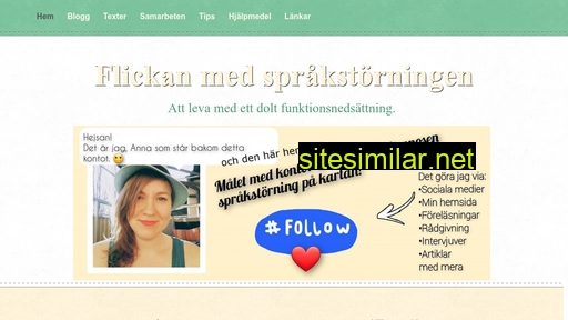 flickanmedspråkstörningen.se alternative sites