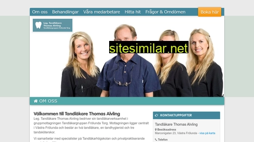 frölunda-tandläkare.se alternative sites