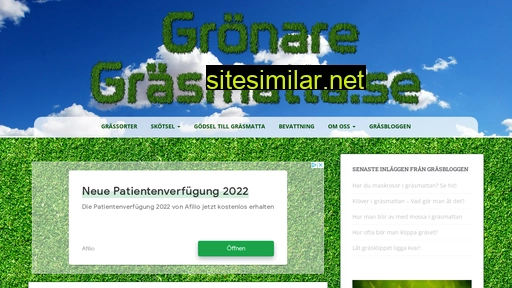 grönaregräsmatta.se alternative sites