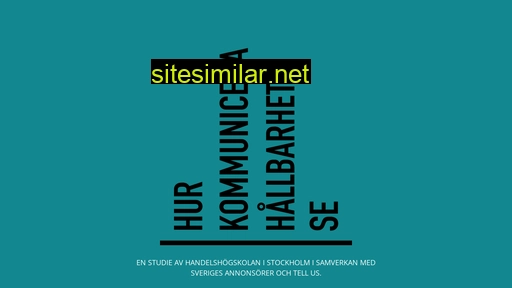 hurkommunicerahållbarhet.se alternative sites