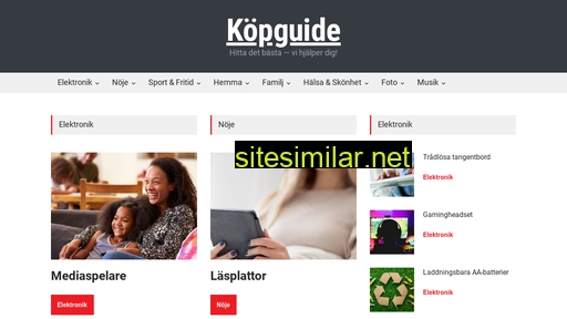 köpguide.se alternative sites