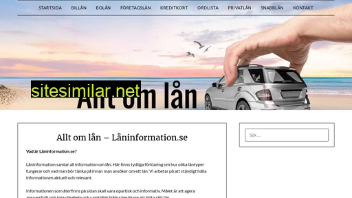 låninformation.se alternative sites