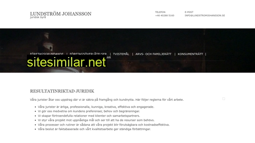 Lundströmjohansson similar sites