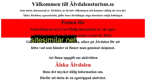 älvdalsturism.se alternative sites