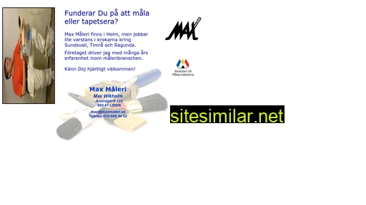 maxmåleri.se alternative sites