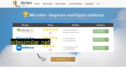 micro-lån.se alternative sites