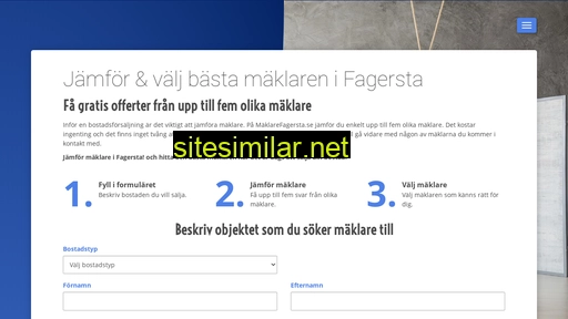 mäklarefagersta.se alternative sites