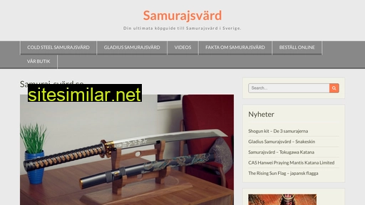samuraj-svärd.se alternative sites