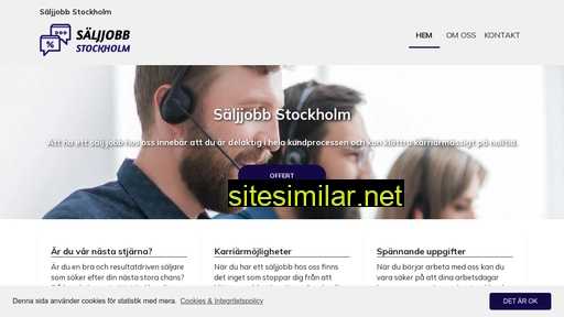 Säljjobbstockholm similar sites