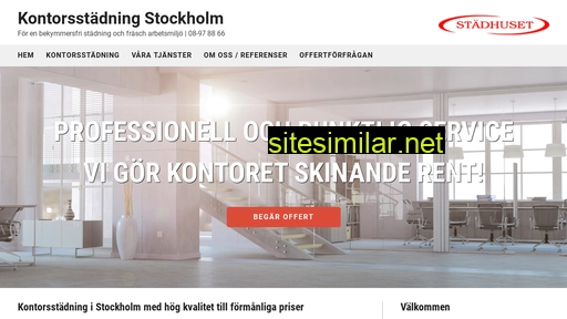 Stockholmkontorsstädning similar sites