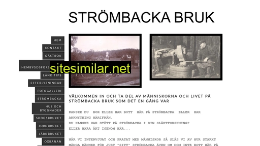 strömbackabruk.se alternative sites
